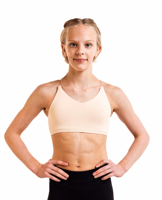 Invisible Strap Sports Bra Light Nude