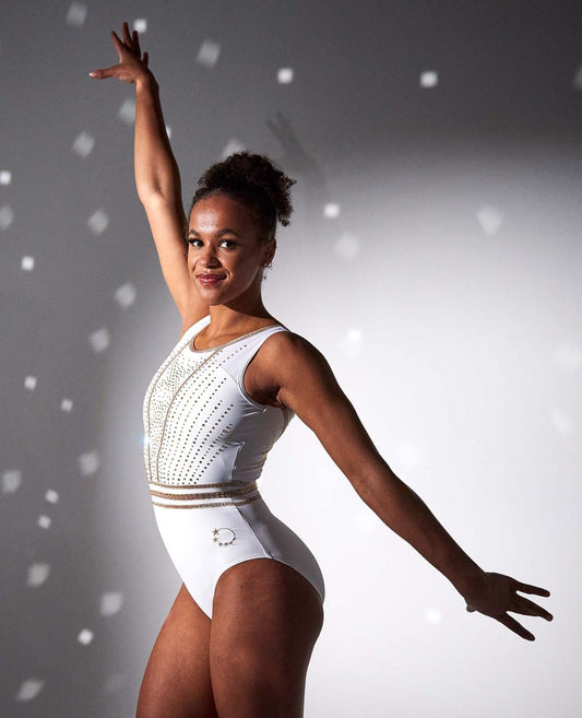 Dazzle White Lycra Leotard