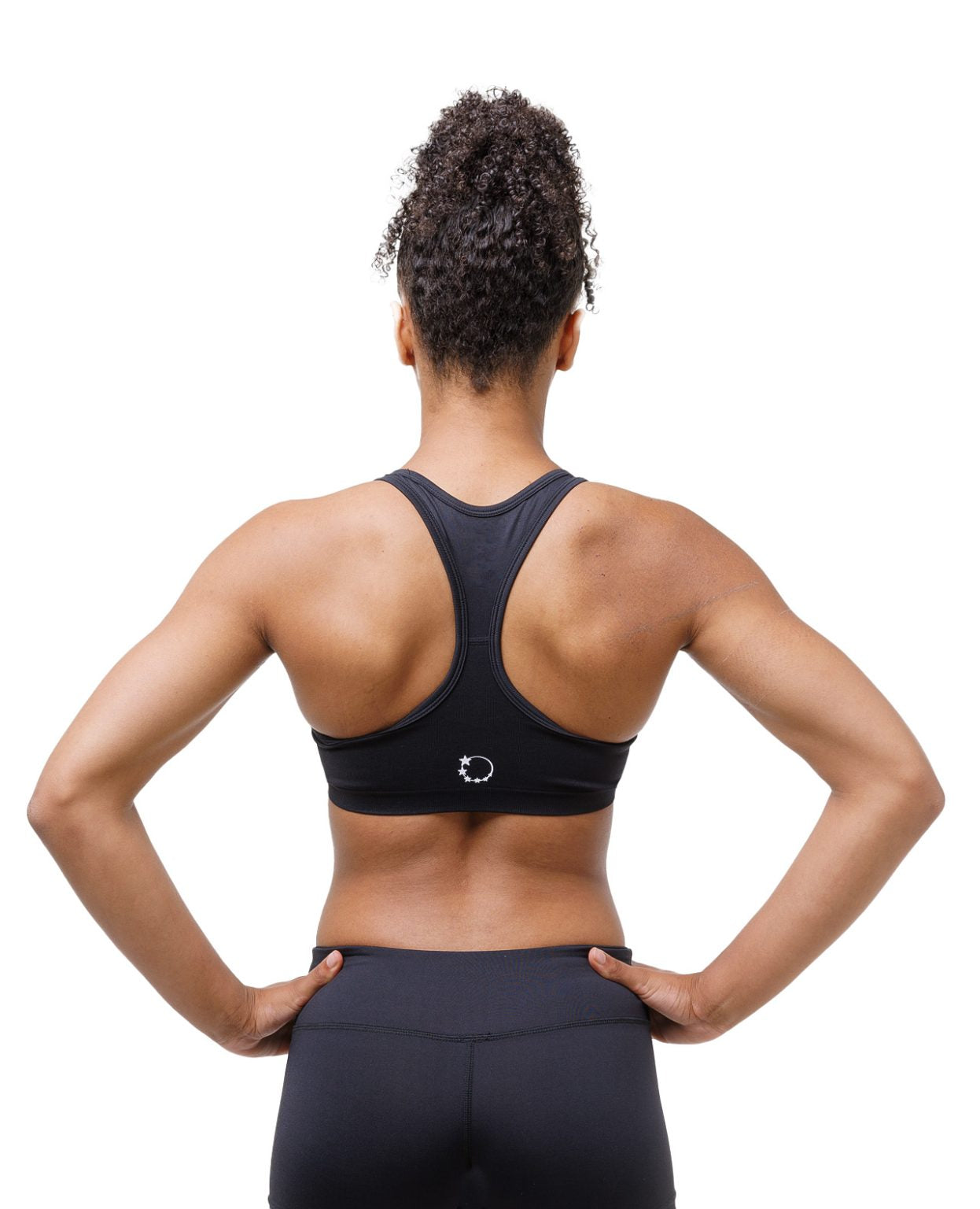 Racer Sports Bra Black